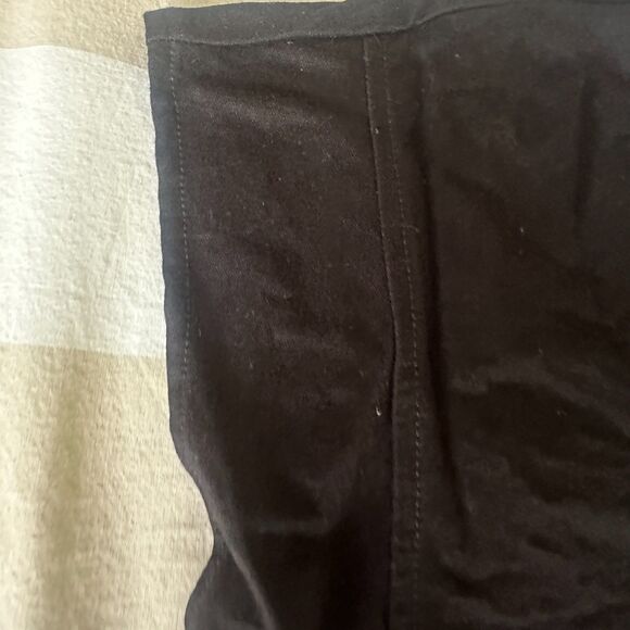 Zara Tie-Front Black Blouse Oversized Boxy Size S - Picture 3 of 6